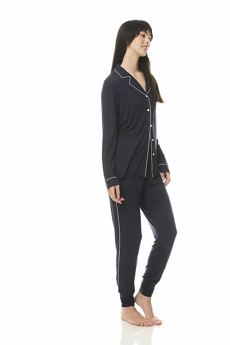 Aleah Navy Modal PJ Set