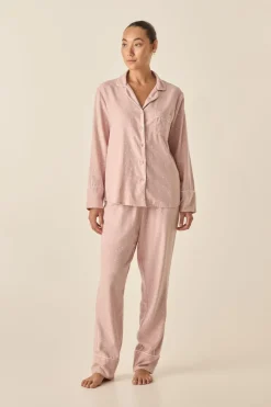 Alessia Pink Brushed Cotton Set