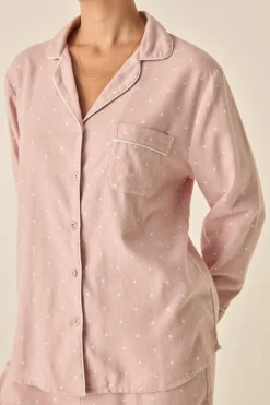 Alessia Pink Brushed Cotton Set