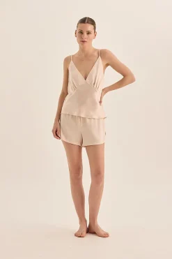 Amethyst Pure Silk Cami and Shorts Set