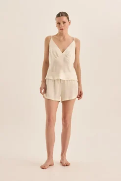 Amethyst Pure Silk Cami and Shorts Set