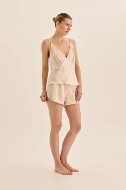 Amethyst Pure Silk Cami and Shorts Set