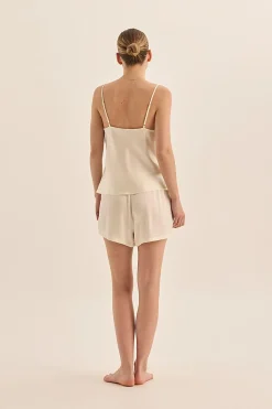 Amethyst Pure Silk Cami and Shorts Set