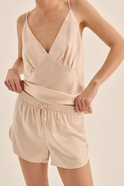 Amethyst Pure Silk Cami and Shorts Set