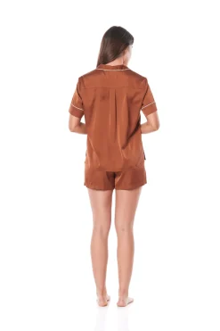 Amy Brown Satin PJ Short Set