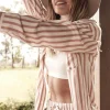 Axelle Tan Stripe PJ Set