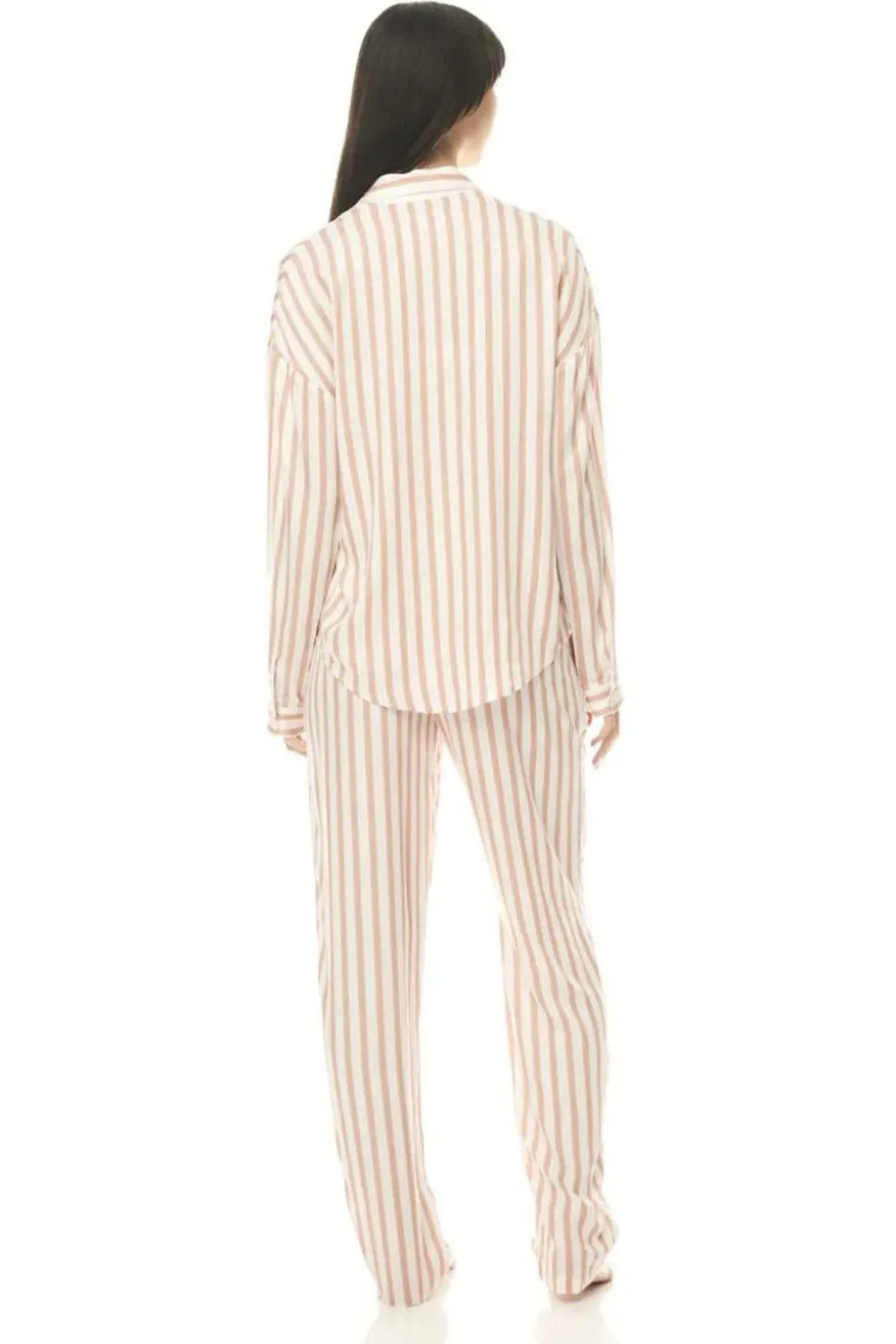 Axelle Tan Stripe PJ Set