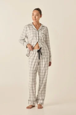 Beyonce Ivory Check Cotton Set
