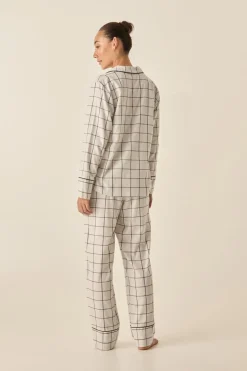 Beyonce Ivory Check Cotton Set