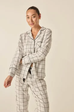 Beyonce Ivory Check Cotton Set