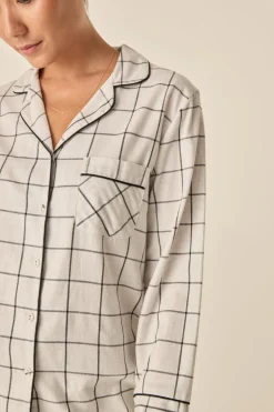 Beyonce Ivory Check Cotton Set