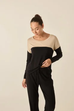 Bianca Beige Contrast Bamboo Set
