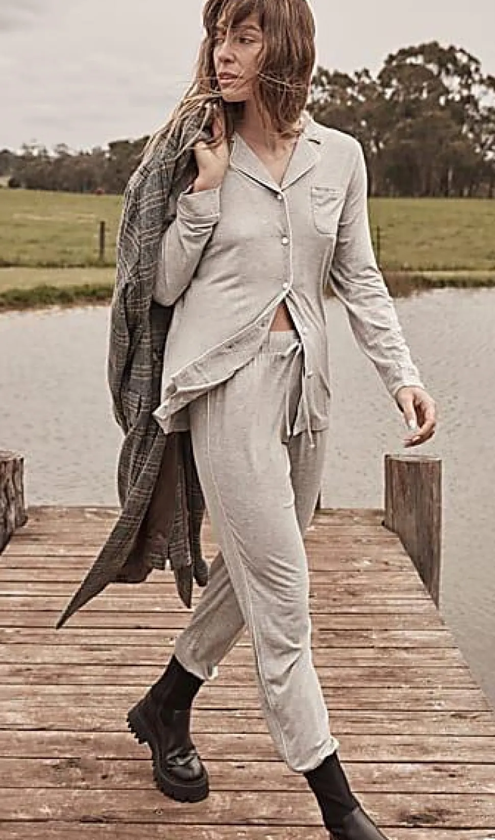 Calandra Grey Modal Pj