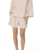 Cecelia Salmon Linen Short Pj