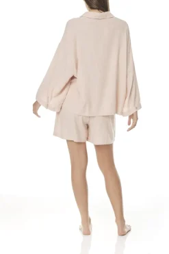 Cecelia Salmon Linen Short Pj