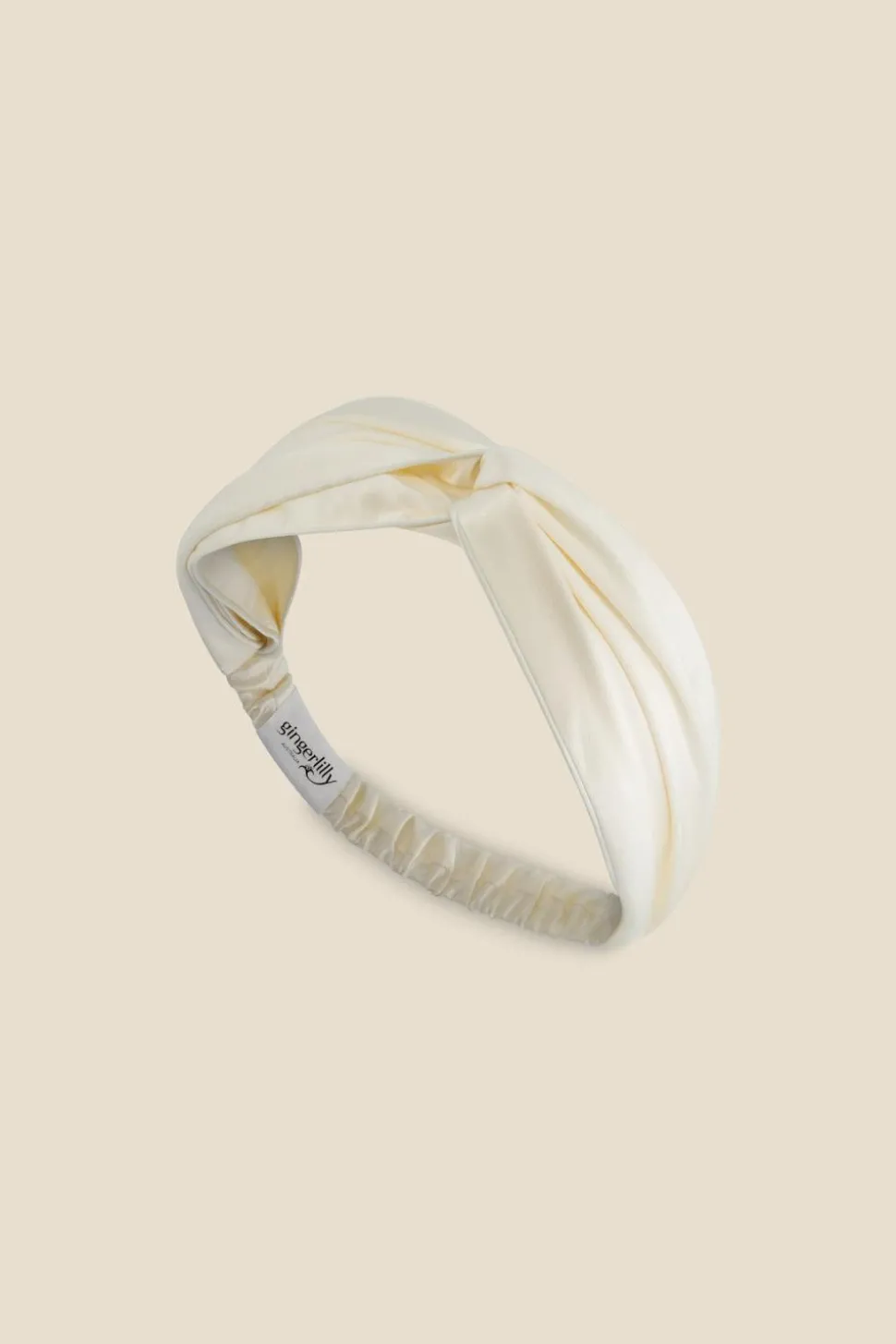 Celestial Pure Silk Ivory Headband