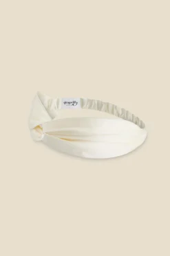 Celestial Pure Silk Ivory Headband