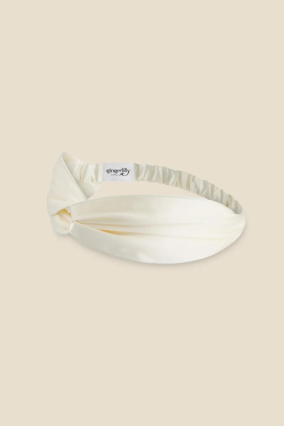 Celestial Pure Silk Ivory Headband