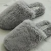 Cortina Plush Fluffy Slipper Grey