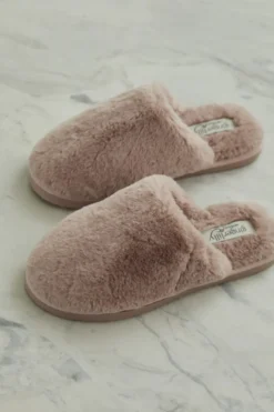 Cortina Plush Fluffy Slipper Pink
