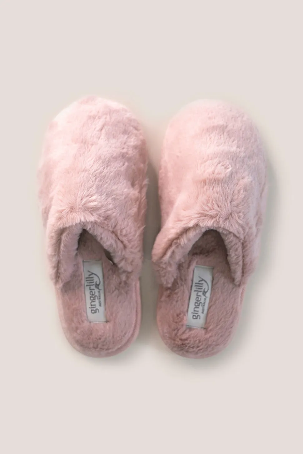 Cortina Plush Fluffy Slipper Pink