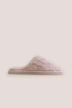 Cortina Plush Fluffy Slipper Pink