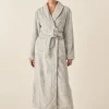 Desiré Grey Long Plush Robe