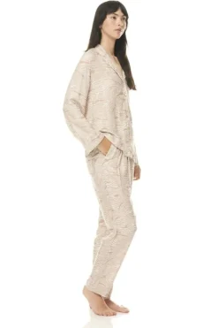 Ebony Biscuit Animal Print PJ