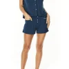 Ella Navy Bamboo Short Set