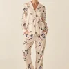 Estelle Butterfly Silky Satin Set