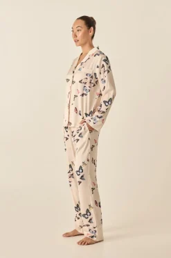 Estelle Butterfly Silky Satin Set