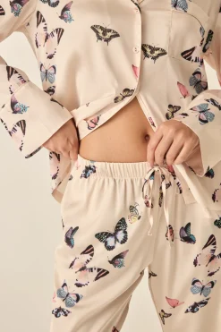 Estelle Butterfly Silky Satin Set
