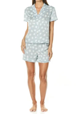 Evita Blue PJ Short Set