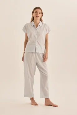 Goldie Blue Diamond Cotton PJ