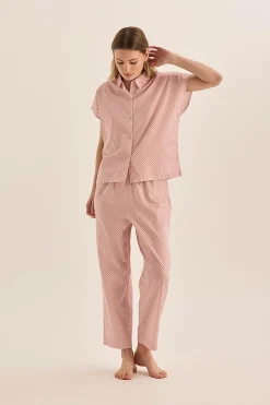 Goldie Pink Diamond Cotton PJ