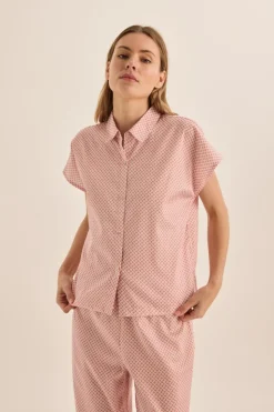 Goldie Pink Diamond Cotton PJ