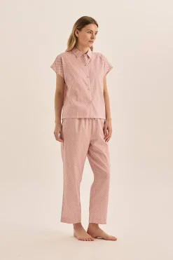 Goldie Pink Diamond Cotton PJ