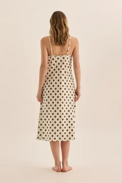 Hannah Olive Spot Nightie