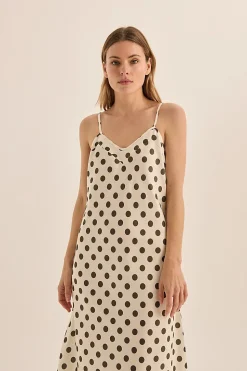 Hannah Olive Spot Nightie