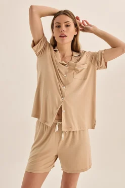 Harper Natural Modal Short PJ