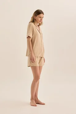 Harper Natural Modal Short PJ