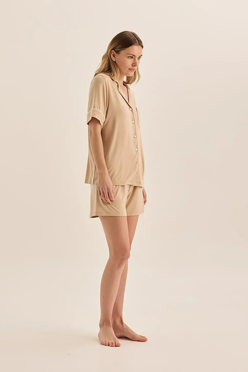Harper Natural Modal Short PJ