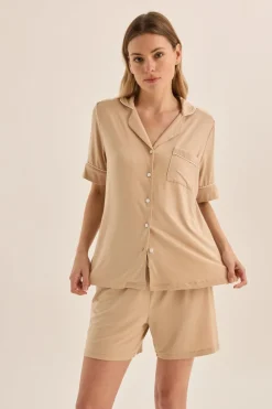 Harper Natural Modal Short PJ
