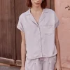 Jelena Grey PJ Short Set