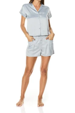 Jelena Grey PJ Short Set