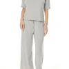 Jules Grey Wide Leg Modal PJ