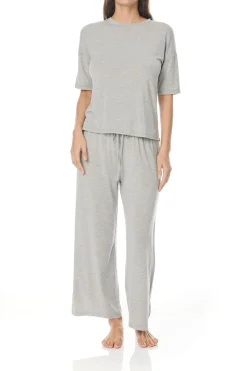 Jules Grey Wide Leg Modal PJ
