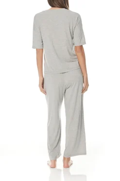 Jules Grey Wide Leg Modal PJ