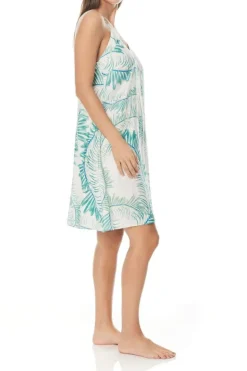Kelly Palm Print Chemise