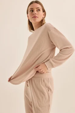 Lainey Waffle Pyjama Set
